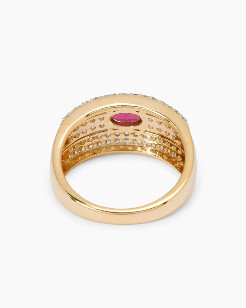 Ring mit Turmalin & Zirkon