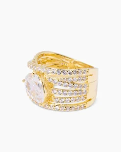 Ring mit Zirkonia