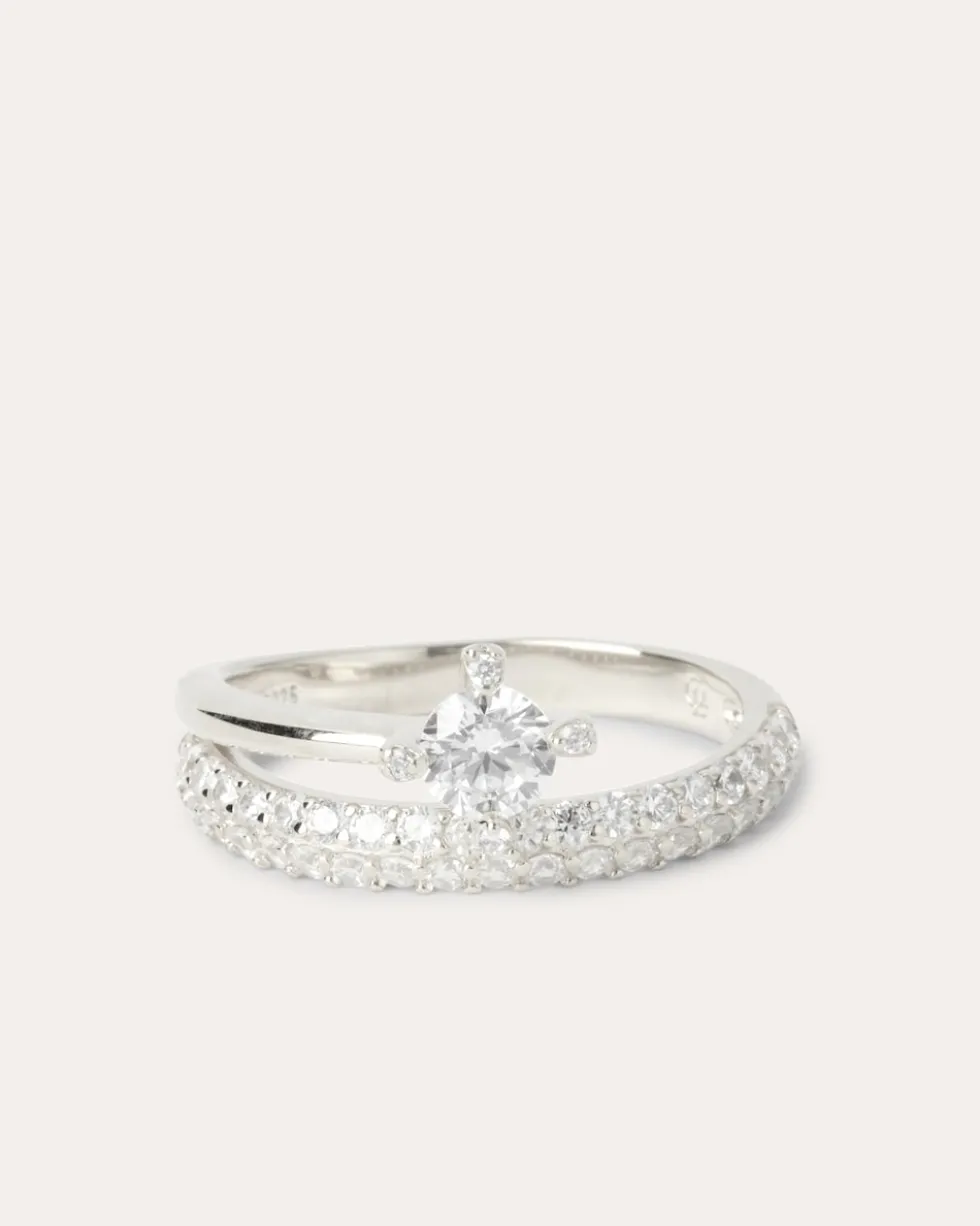 Ring mit Zirkonia