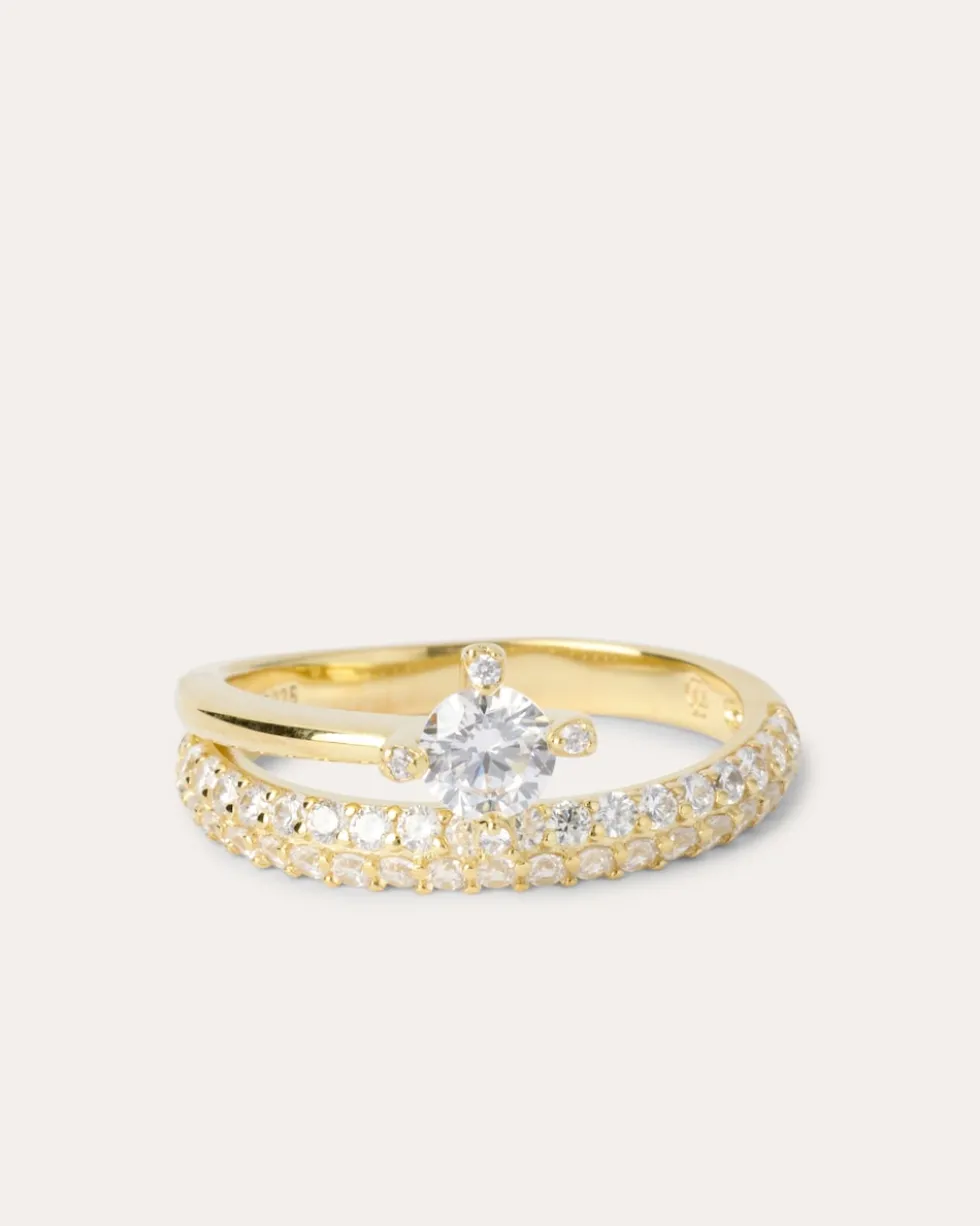 Ring mit Zirkonia