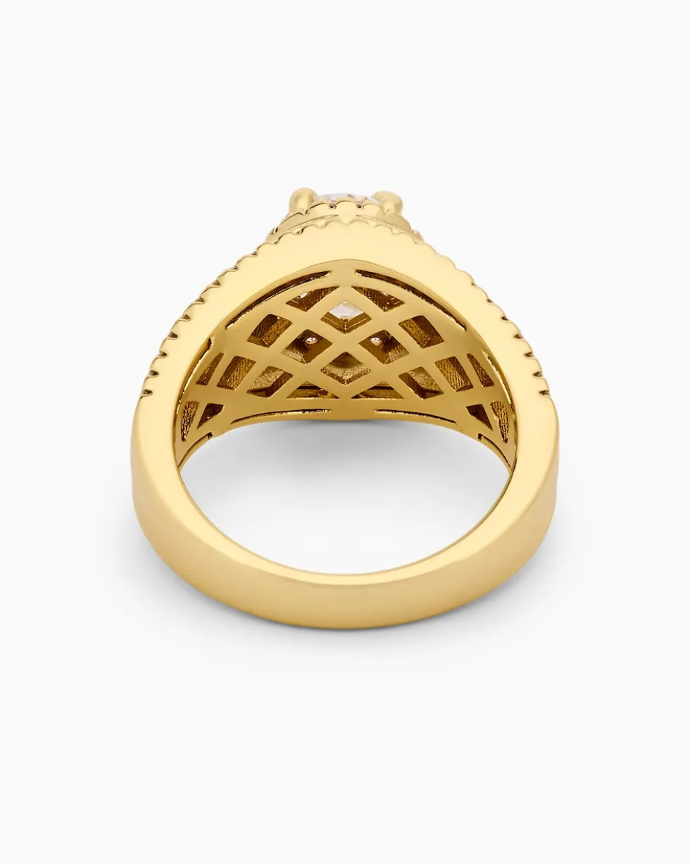 Ring mit Zirkonia