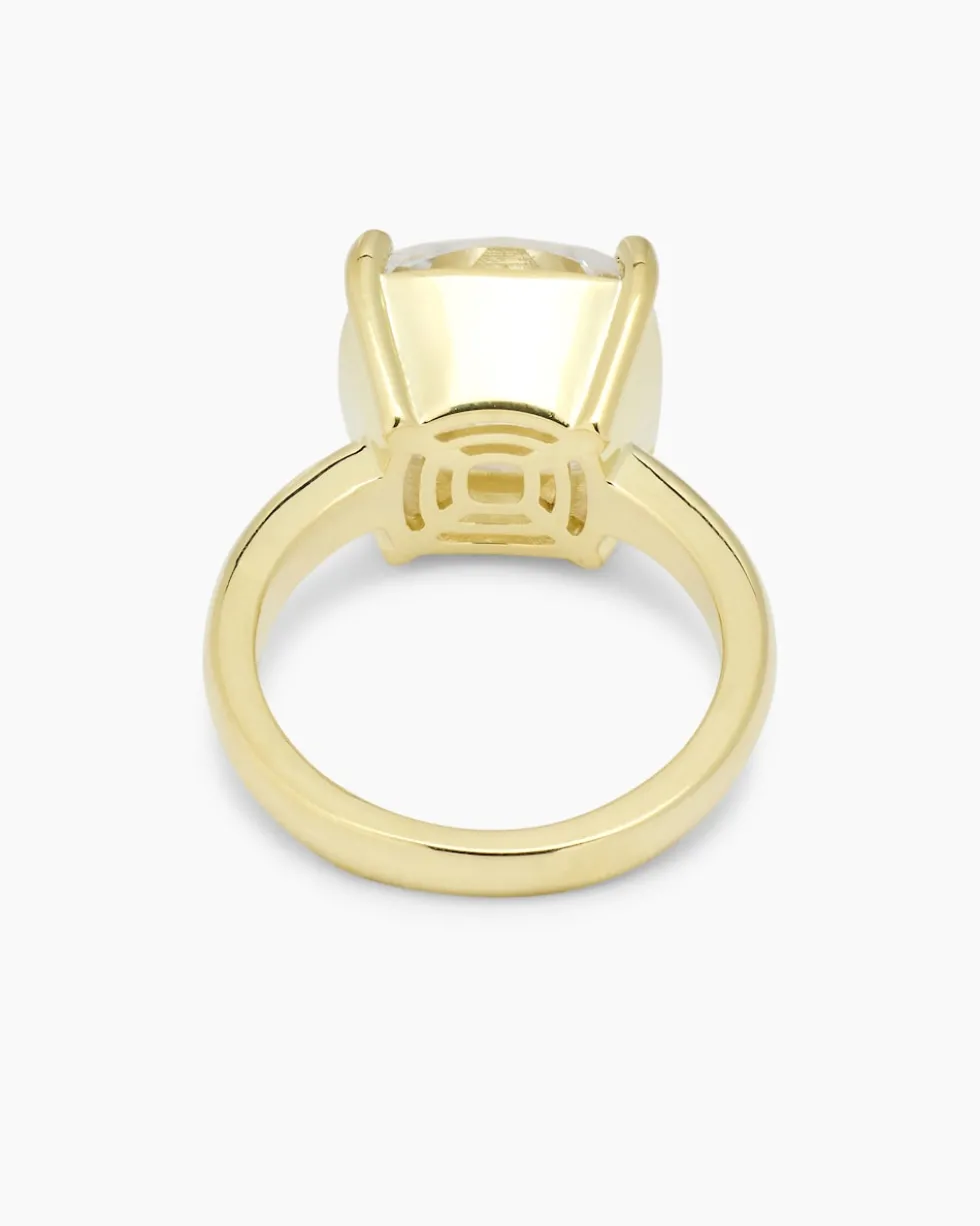 Ring mit Zirkonia im Elisabeth Cut