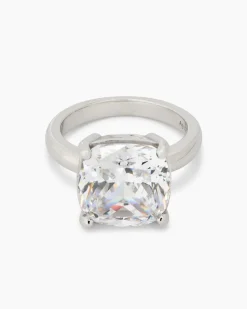 Ring mit Zirkonia im Elisabeth Cut