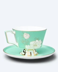 Sammeltasse mit Untersetzer