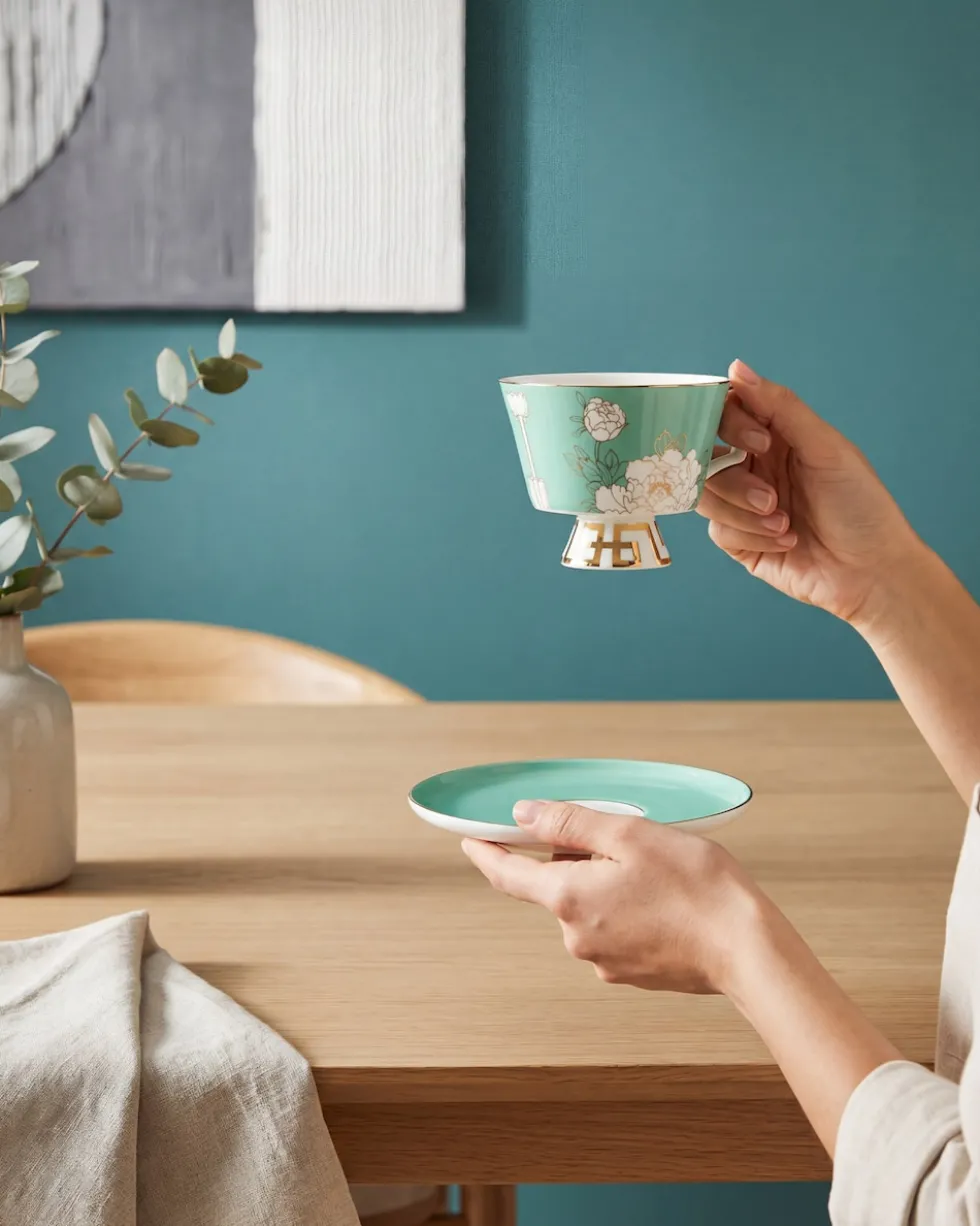 Sammeltasse mit Untersetzer