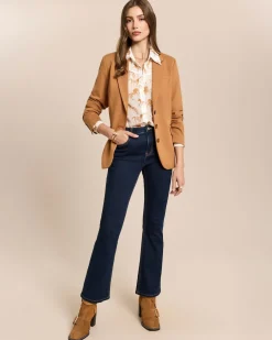 Satin-Top mit Spitze