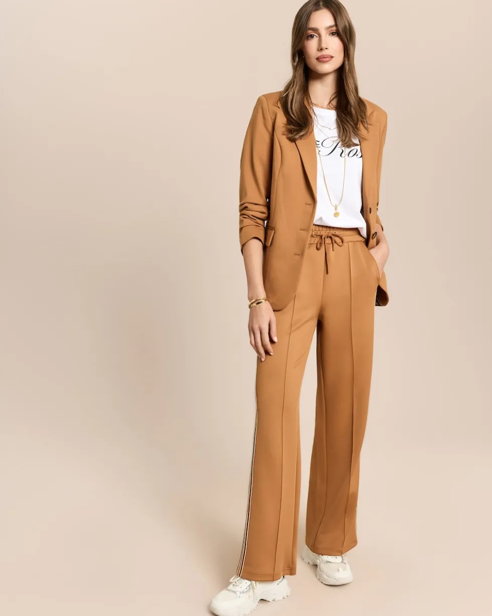 Satin-Top mit Spitze