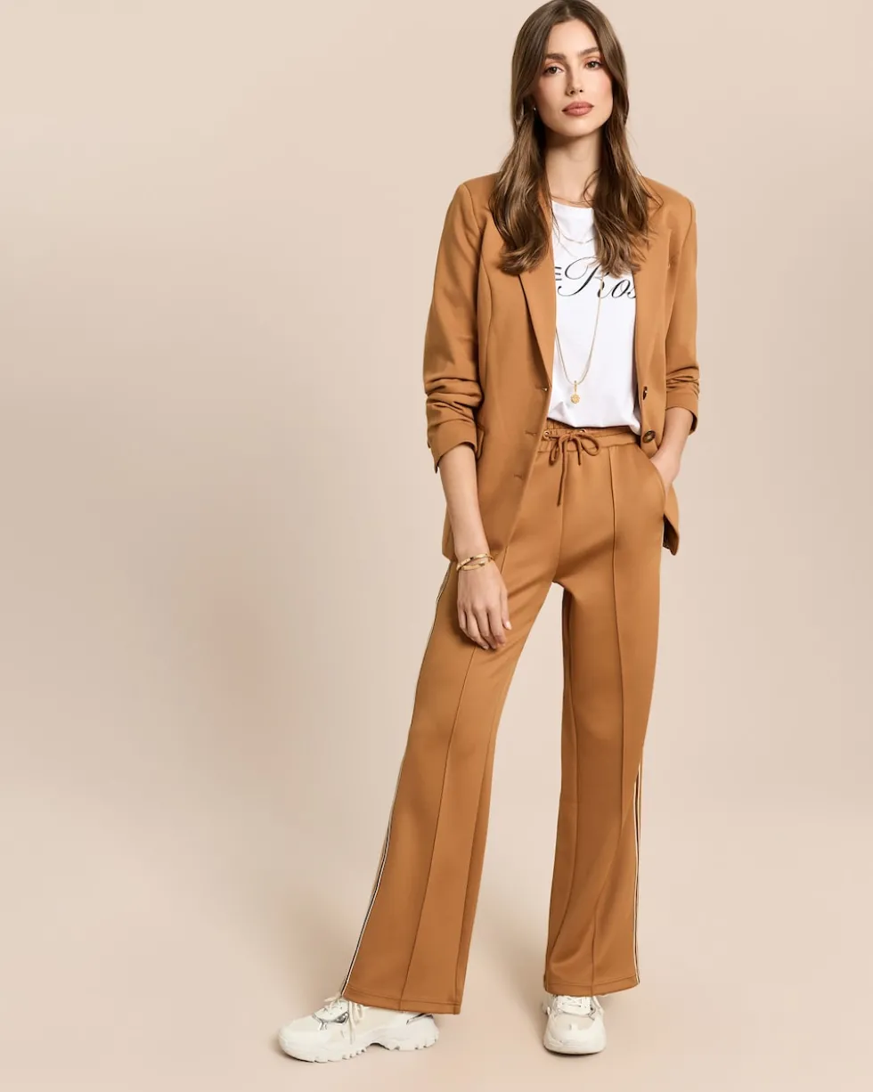 Satin-Top mit Spitze
