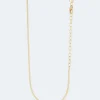 Schlangenkette mit Brillant 0,02 ct
