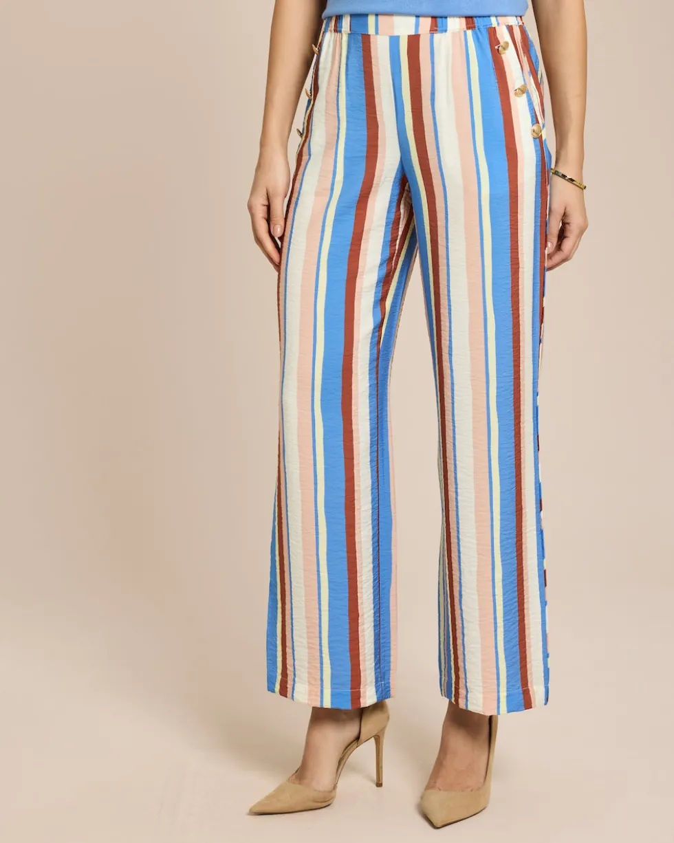 Schlupfhose mit Streifen