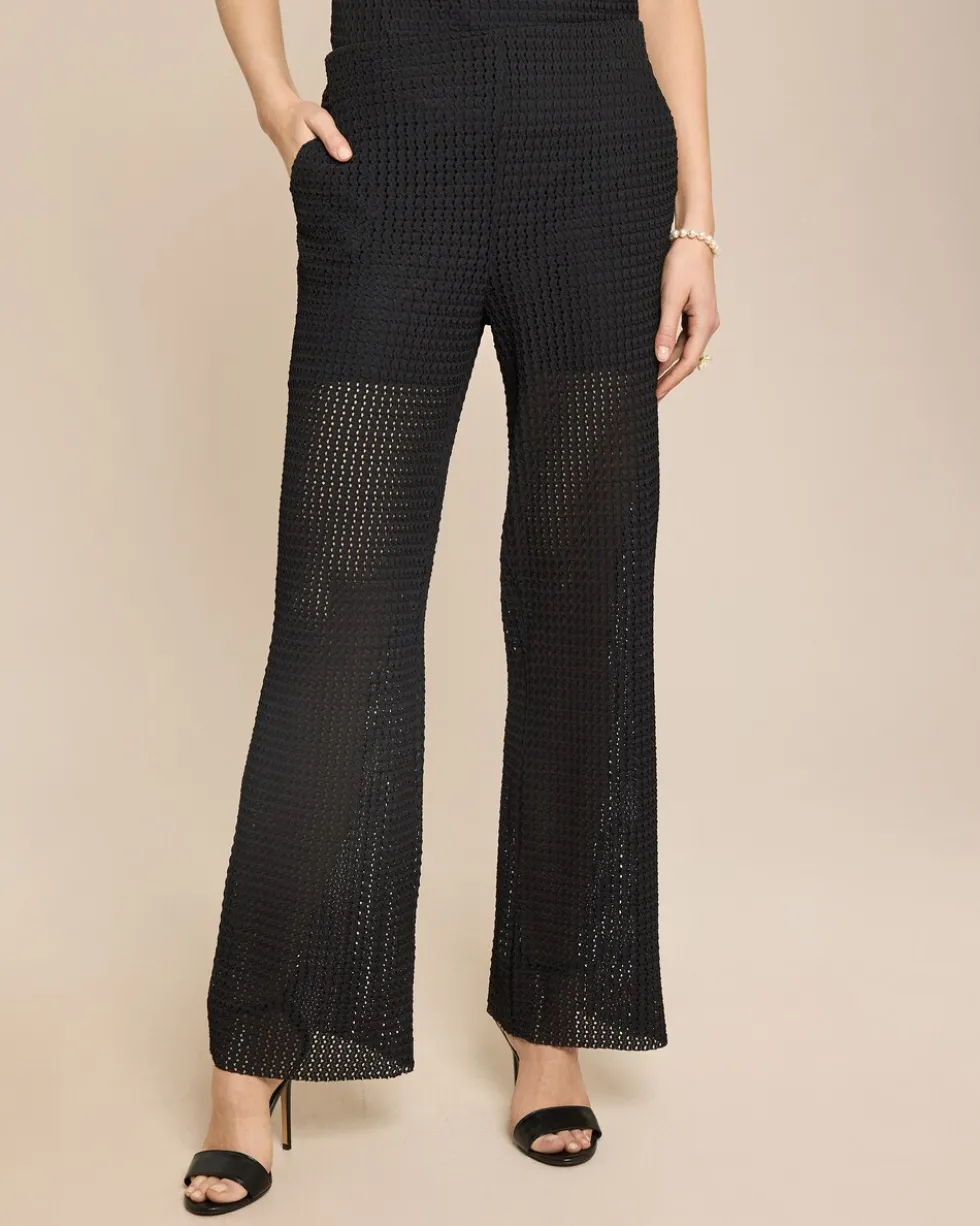Schlupfhose mit Struktur