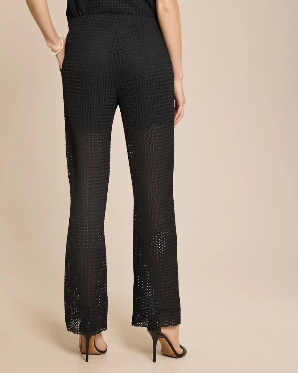 Schlupfhose mit Struktur