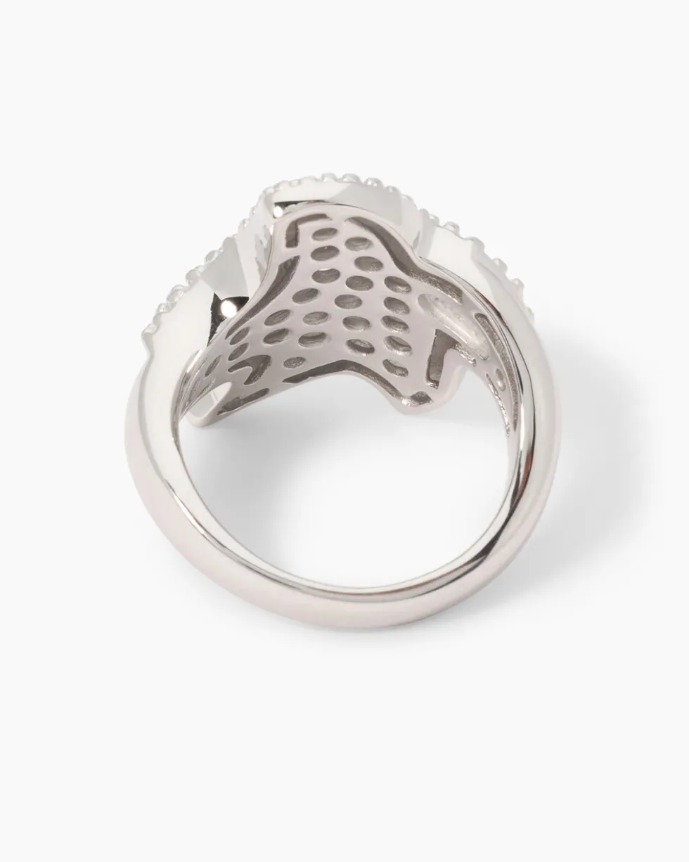 Seestern-Ring mit Zirkonia