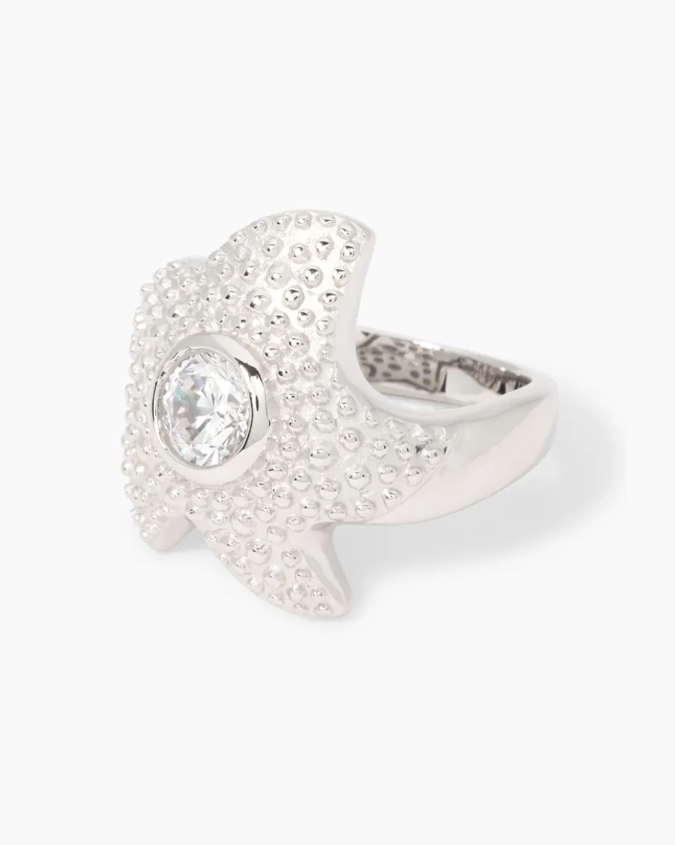 Seestern-Ring mit Zirkonia