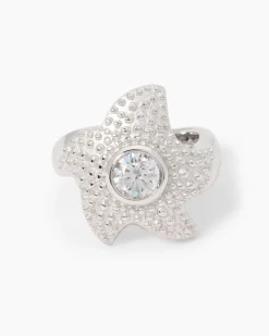 Seestern-Ring mit Zirkonia