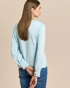 Seidentraum Pullover mit Manschetten