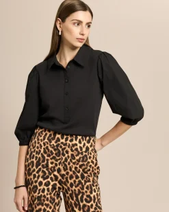 Seidentraum Shirt im Materialmix
