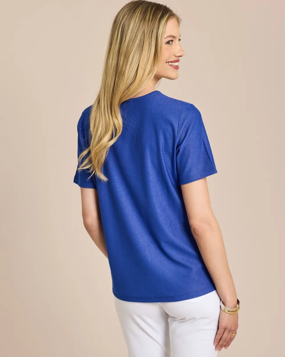 Shirt in Jeans-Optik