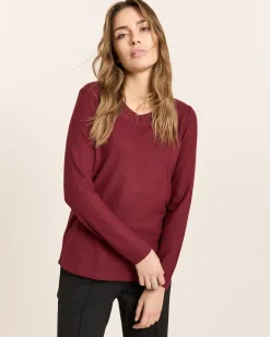 Shirt in Strickoptik