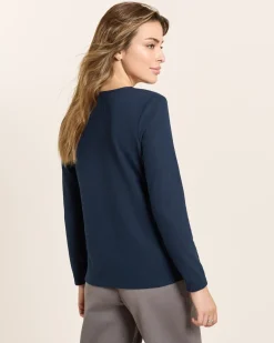 Shirt in Strickoptik