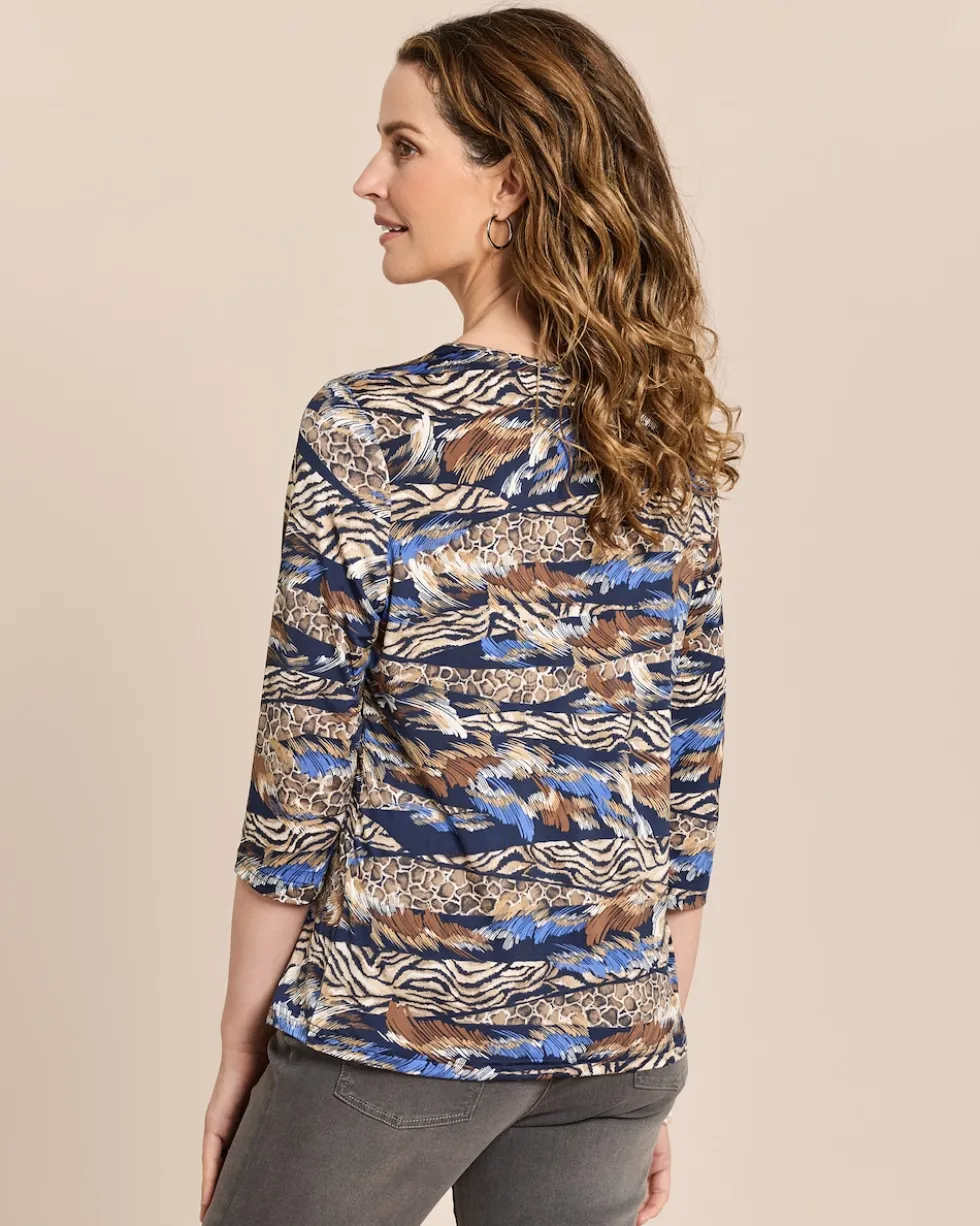 Shirt mit Animal-Druck