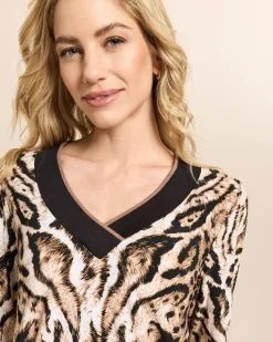 Shirt mit Animal Print