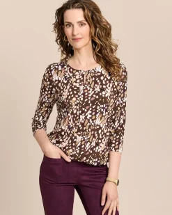Shirt mit Aquarell-Druck