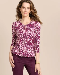 Shirt mit Aquarell-Druck