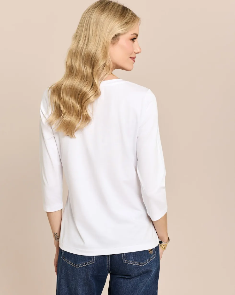 Shirt mit 3/4-Arm