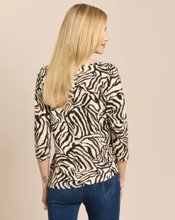Shirt mit asymmetrischem Saum