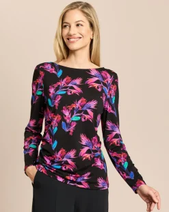 Shirt mit Blütendruck