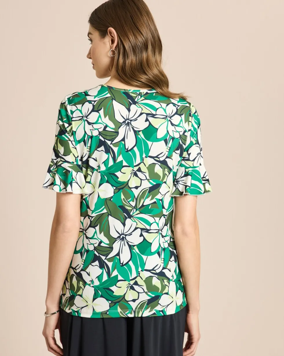 Shirt mit Blumendruck