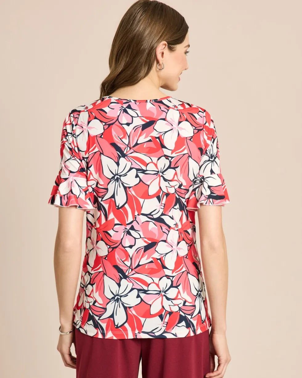 Shirt mit Blumendruck