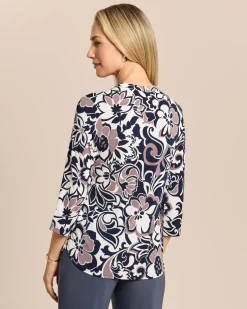 Shirt mit Blumendruck