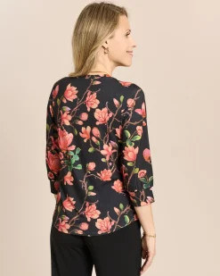 Shirt mit Blumendruck
