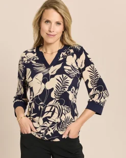 Shirt mit Blumendruck