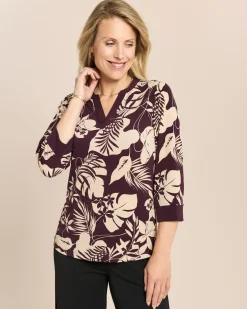 Shirt mit Blumendruck