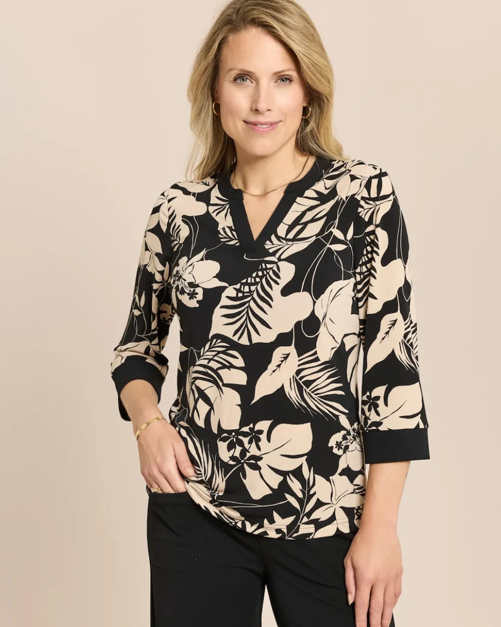 Shirt mit Blumendruck