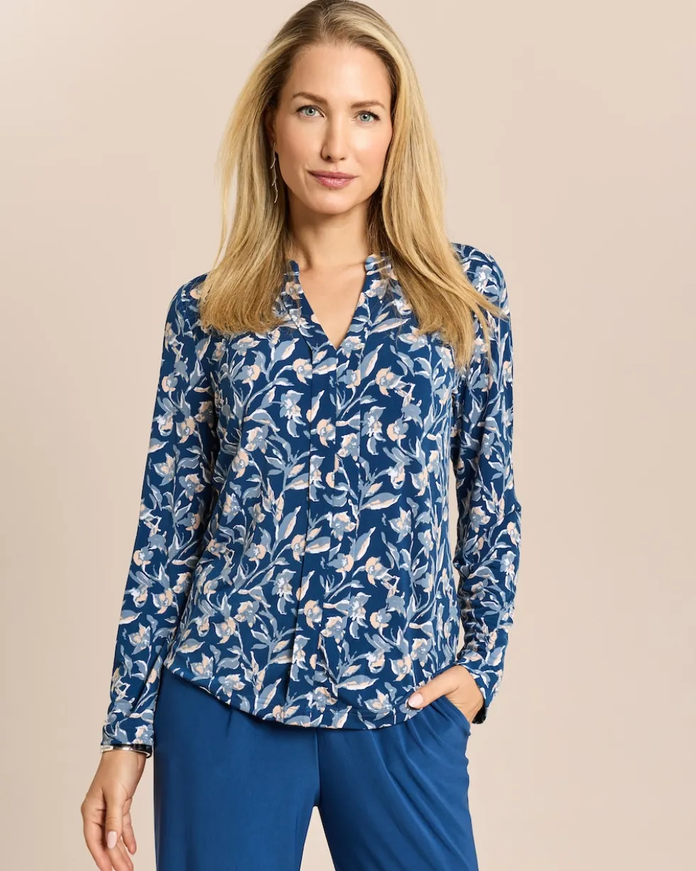 Shirt mit Blumendruck