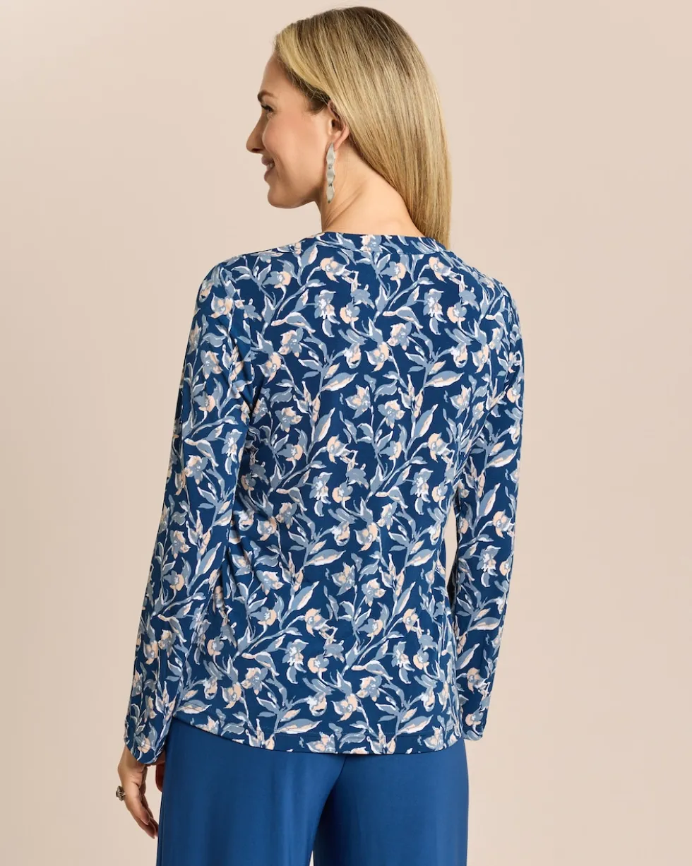 Shirt mit Blumendruck