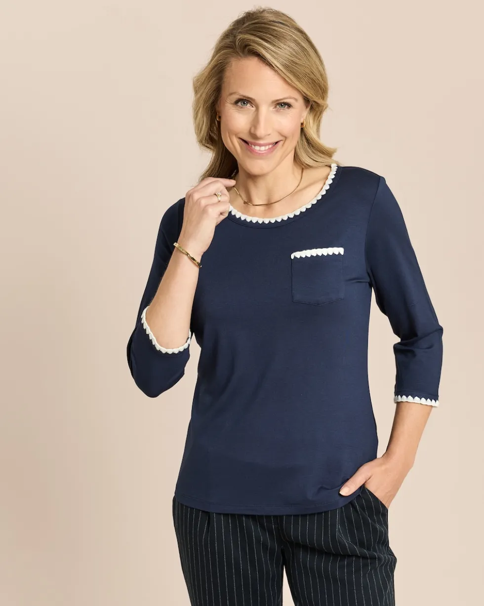 Shirt mit Brusttasche