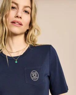Shirt mit Brusttasche und Logo