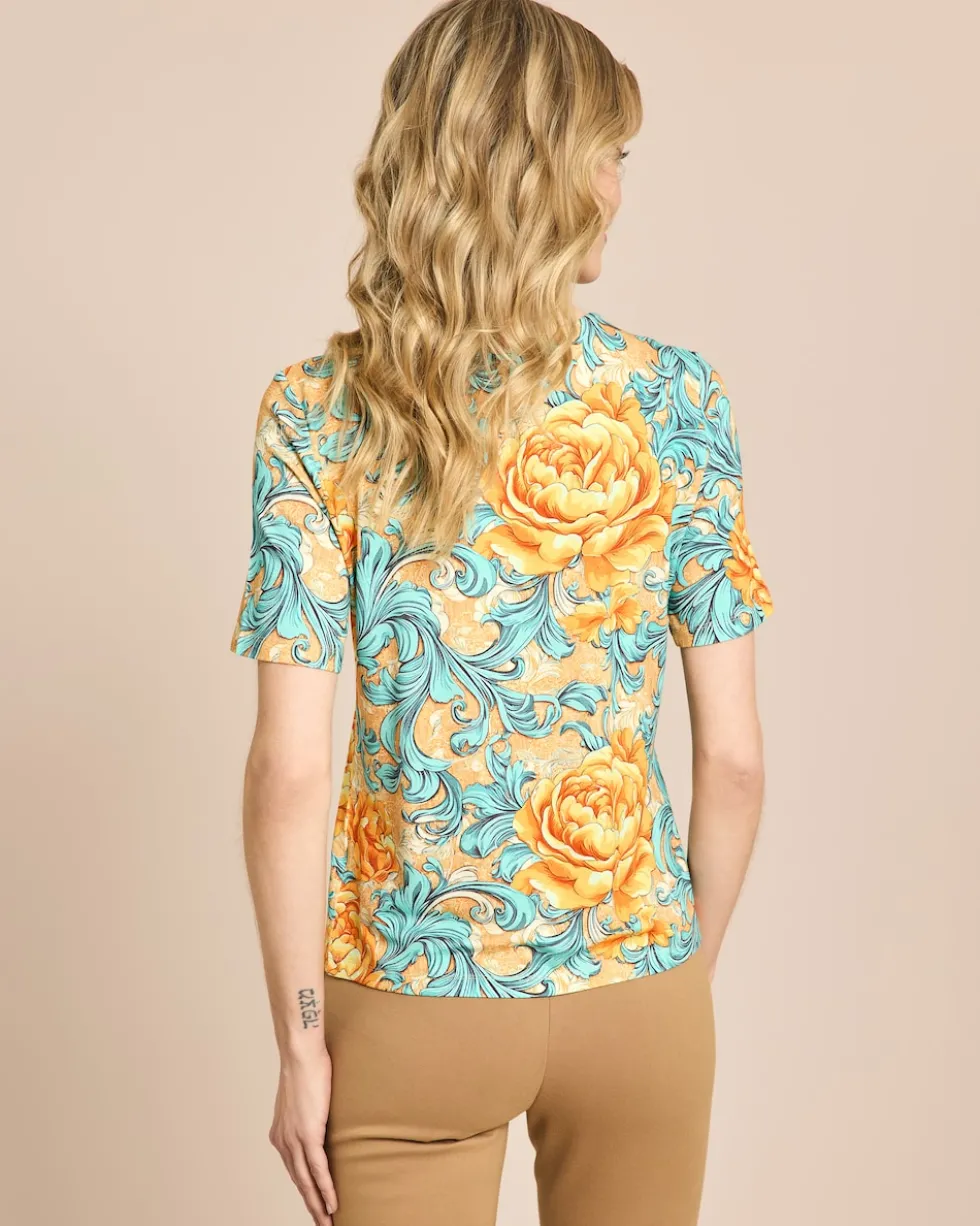 Shirt mit floralem Ornamentprint