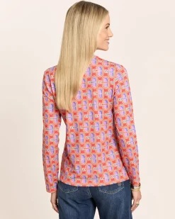 Shirt mit goldenen Knöpfen