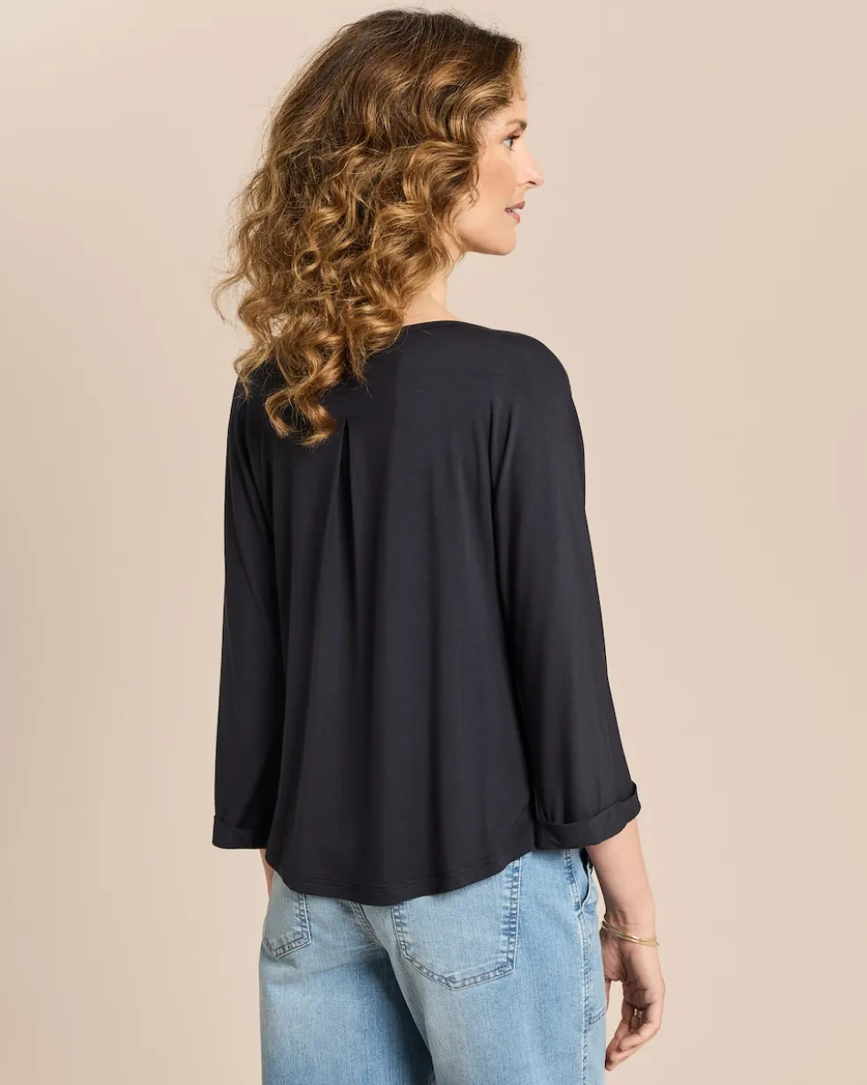 Shirt mit Kellerfalte