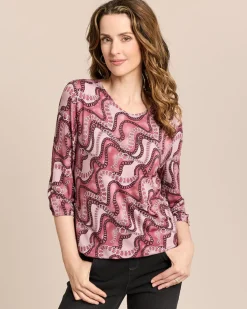 Shirt mit Ketten-Druck