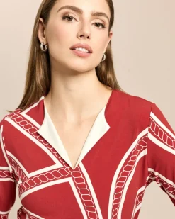 Shirt mit Kettenprint