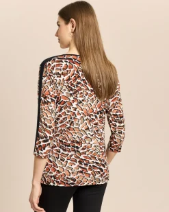 Shirt mit Kontraststreifen
