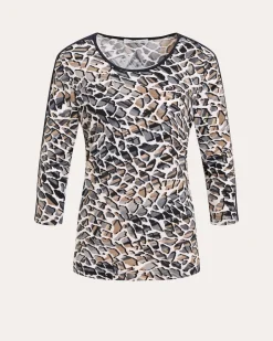 Shirt mit Kontraststreifen