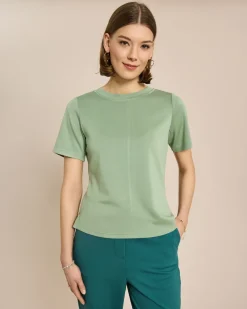 Shirt mit Metallgarn Detail